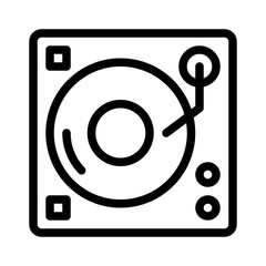 Vinyl line icon