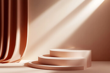 Elegant Minimalist Display Podium