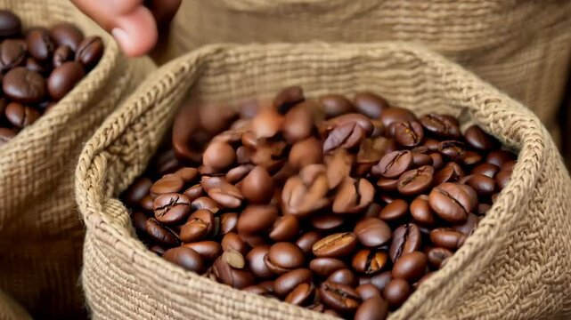 Discover the rich aroma of freshly roasted coffee beans at an artisanal roastery in the heart of the city