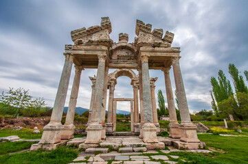 Fototapeta premium The Aphrodisias Ancient City view in Turkey