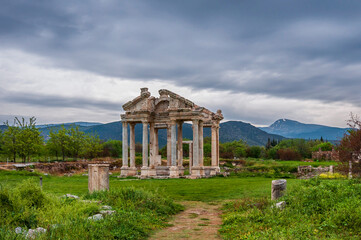 Fototapeta premium The Aphrodisias Ancient City view in Turkey