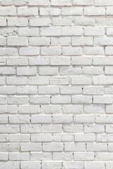 Naklejka premium White Brick Wall Background for Text Banner or Wallpaper Design