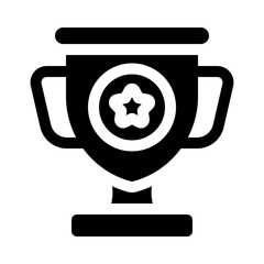 victory glyph icon