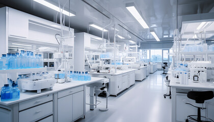 Laboratory of a cosmetic company