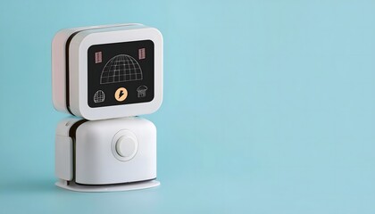 Future Consumer and technology concept: Smart environmental monitoring, sensors analyzing air quality.