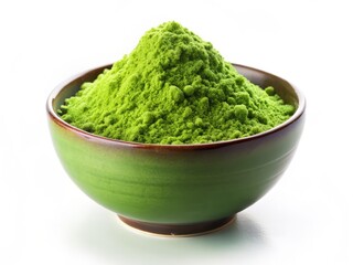 Matcha Green Tea Powder Bowl:  High-Res Photo, Rule of Thirds Composition,  Ceremony,  Japanese Tea,  Powdered Tea