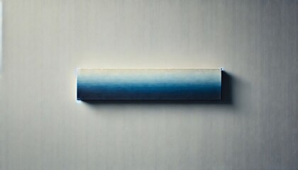 Fototapeta premium Misty Horizon: A Study in Blue and Gray