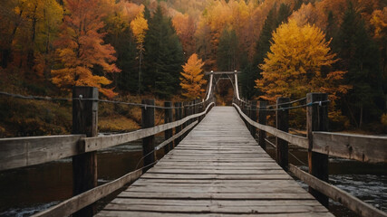 Fototapeta premium bridge over the river