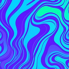 Liquid Dreamscape: Abstract Swirls of Teal, Purple, and Blue. Hypnotic, vibrant, and energetic, this digital artwork is perfect for backgrounds, designs, and more. 