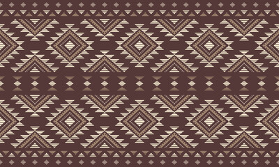 Southwest Aztec geometric Native American Mexican Navajo tribal ethnic boho indian texture ornament seamless pattern fabric colorful design vector for woven textile printing blanket rug carpet fashion