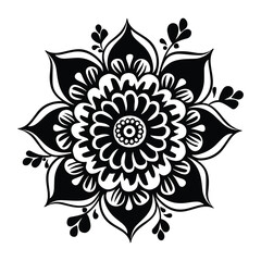 Floral Flower with leaf