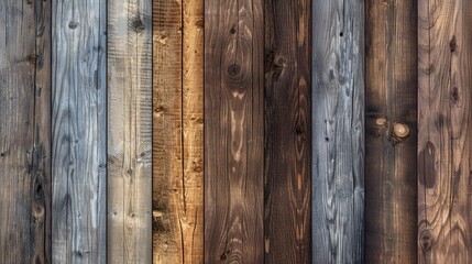 Vibrant Textures of Natural Wood Planks for Rustic Decor