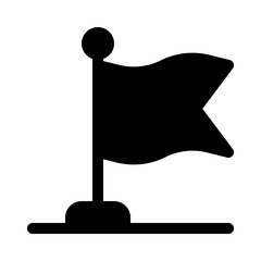 flag glyph icon