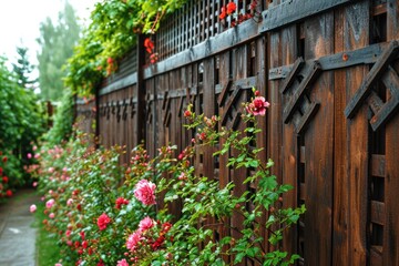 Wooden Garden Trellis: Enhancing Your Outdoor Space with Decorative Boundaries