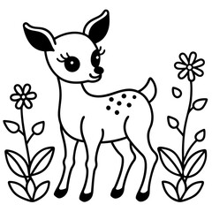 Black and white illustration of 