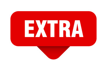EXTRA button, label, banner