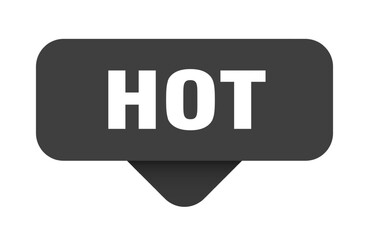HOT button, label, banner