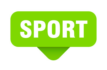 SPORT button, label, banner