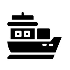 Ship glyph icon