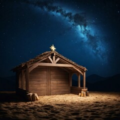 house in the night