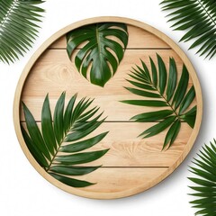 palm tree and coconut