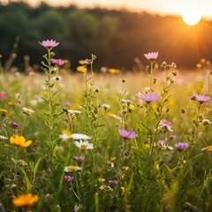 field of daisies