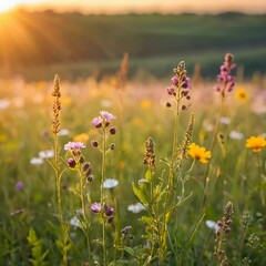 flowers in the field