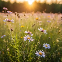 field of daisies