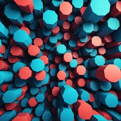 red bokeh background