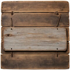 old wooden sign