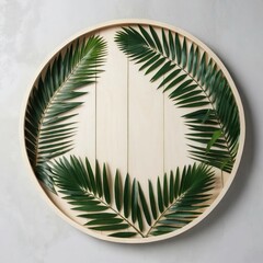 green christmas wreath