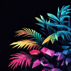 Paradise Found: Palm Trees Under Golden Skies