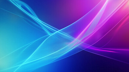 Immerse yourself in the future with this abstract digital art. Featuring a captivating blend of blue and purple hues, dynamic light waves, and a neon glow, this high-resolution image is ideal for sci-