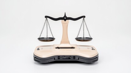 A minimalist wooden scale symbolizes justice, balance, and fairness, highlighting the importance of equality in legal matters.
