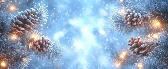 Christmas Tree Decoration - Festive Season Scene