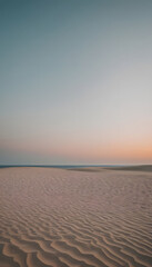 Fototapeta premium Calm Sunset Over the Sea with Waves and a Beautiful Horizon