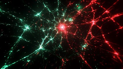 Fototapeta premium a beautiful lighting technology background with fantastic color