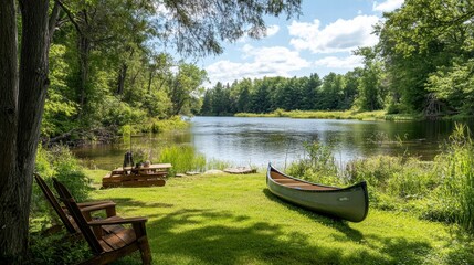 serene lakeside cottage getaway