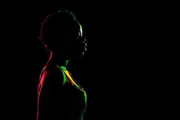 Black History Month background African American History Celebrated annual generative ai