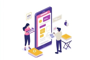 Innovative Mobile App Designer Crafting Engaging Layouts for Enhanced User Experience and Brand Interaction