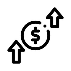 Profit line icon