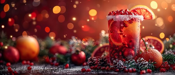 An individual glass of sparkling sung on National Sangria Day, Generative Ai.