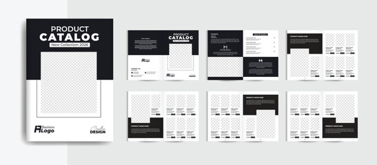 Product catalog or catalogue template design	