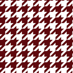 Hounds tooth seamless repeat vector pattern for fabric print, textile, clothing, wallpaper, garments and background 