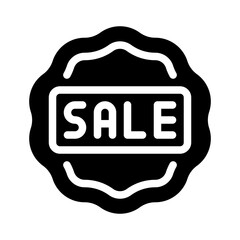sale glyph icon