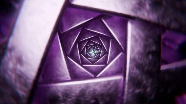 3D rendered horizontal animation of
abstract background, spiral, swirl 