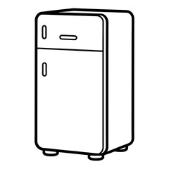 Smart Refrigerator Vector Icon Design