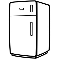 Smart Refrigerator Vector Icon Design