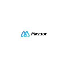 M letter modern logo design