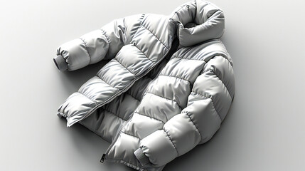 jumper jacket for extra cold weather like Canada, Jacket image for using in Winter based project. Apparel design